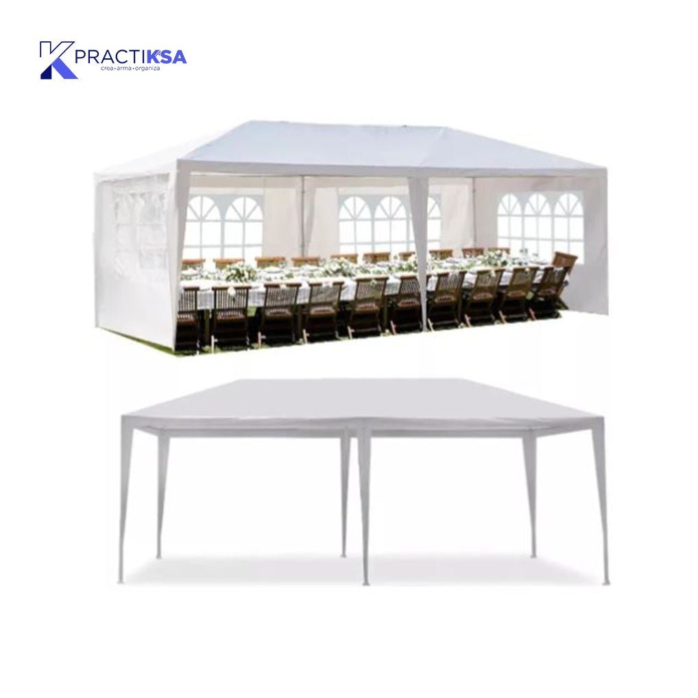 TOLDO CARPA CON PARED 6 x 3