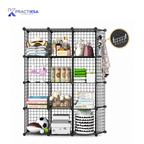RACK METÁLICO INDUSTRIAL CON 12 ESTANTES ALTO 144 CM ANCHO 108 CM