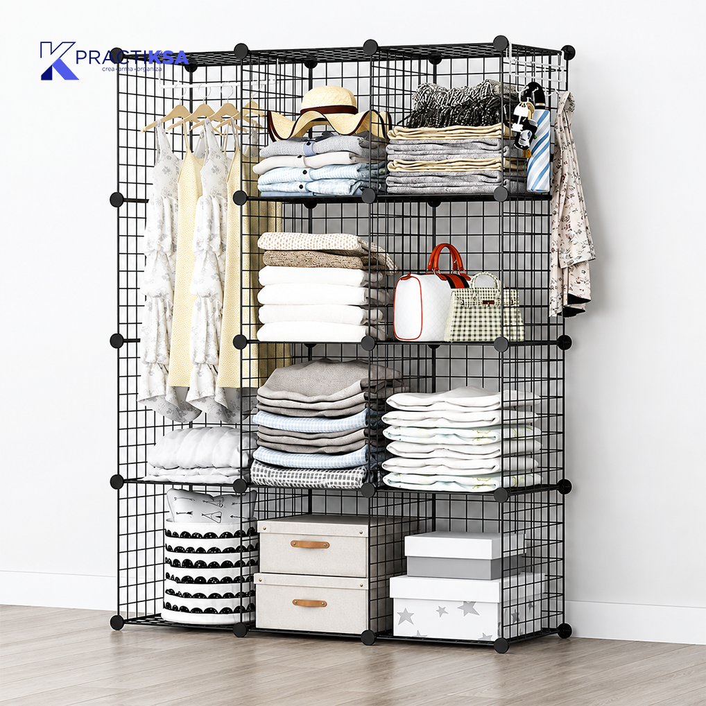 RACK METÁLICO INDUSTRIAL CON 12 ESTANTES ALTO 144 CM ANCHO 108 CM
