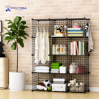 RACK METÁLICO INDUSTRIAL CON 12 ESTANTES ALTO 144 CM ANCHO 108 CM
