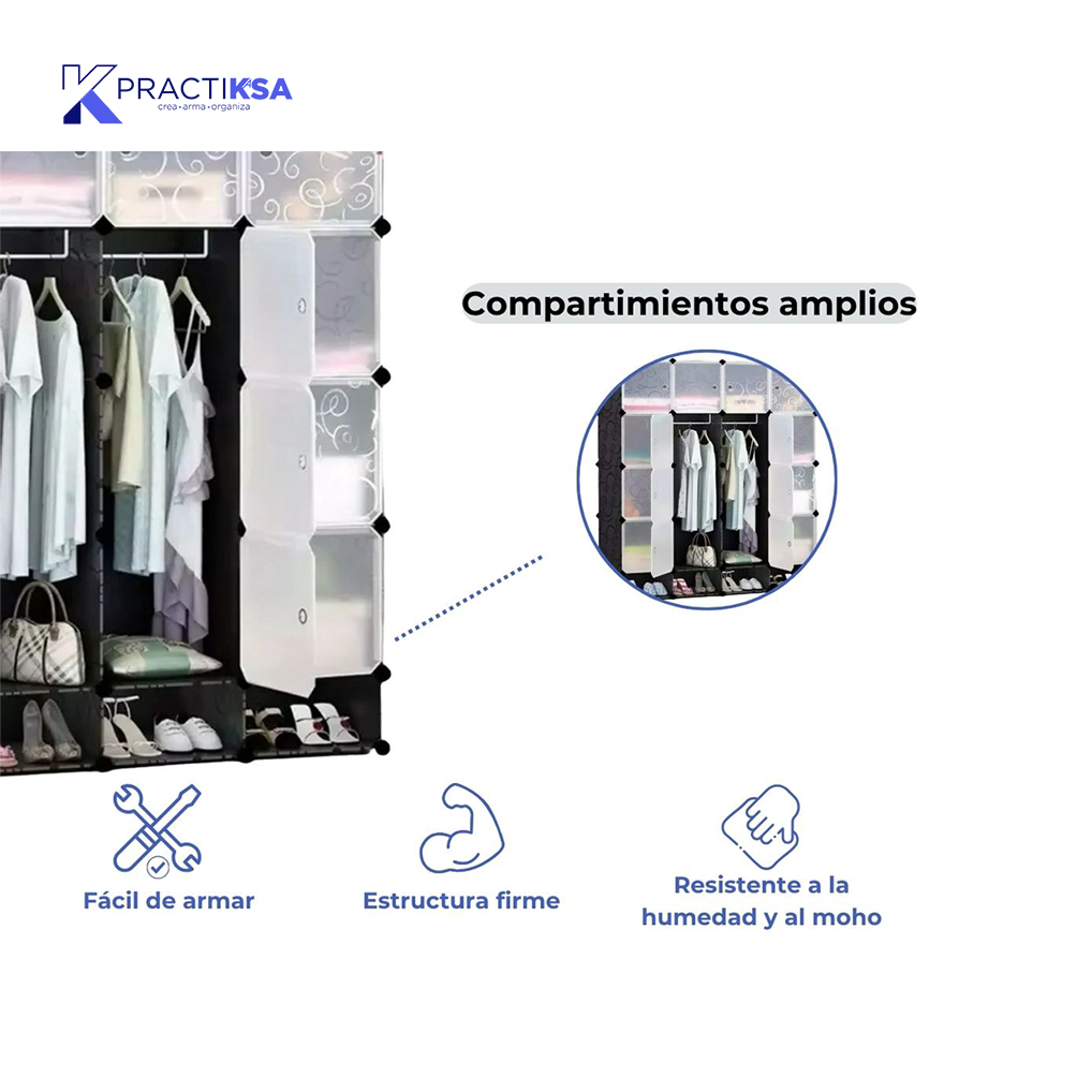 ORGANIZADOR PORTÁTIL 16 CUBOS