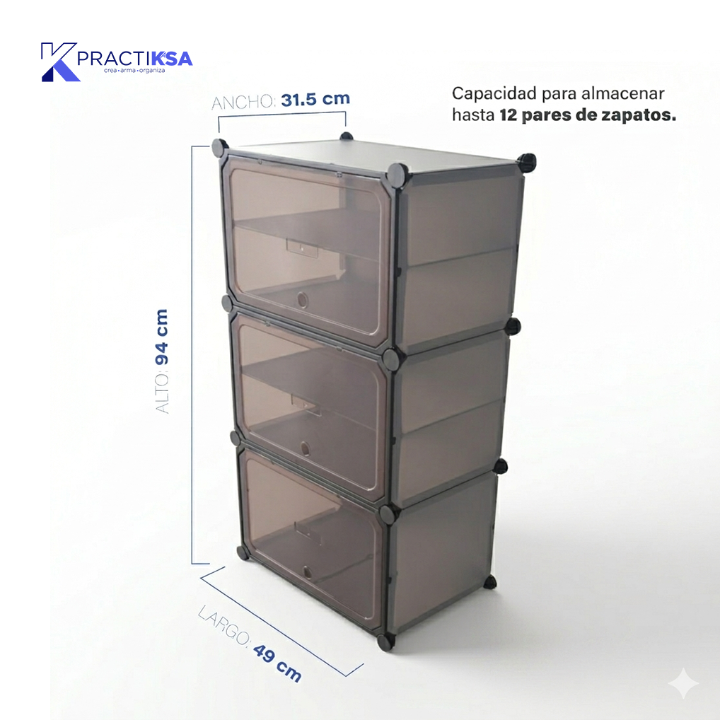 ZAPATERA APILABLE PARA 8 PARES