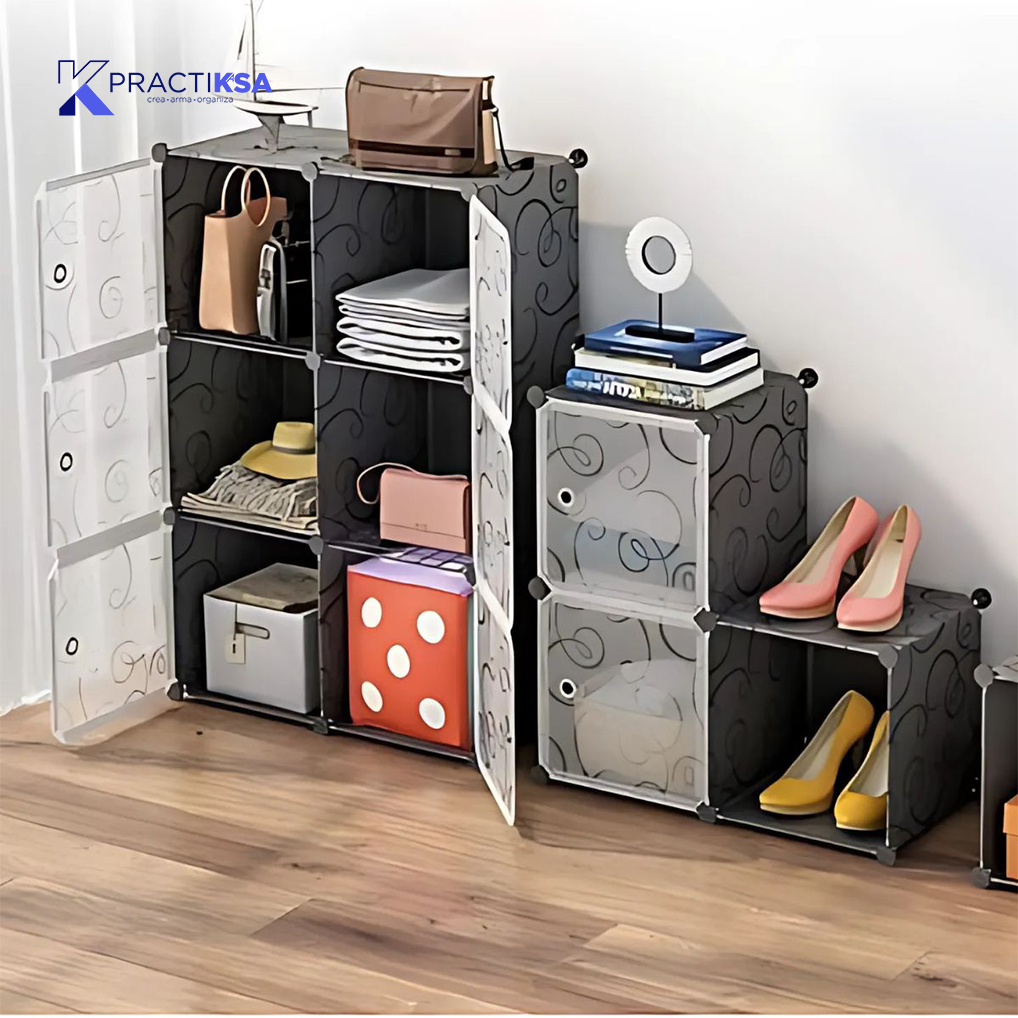 ROPERO CUBOS 12 CUBOS 105X35 CM ORGANIZADOR