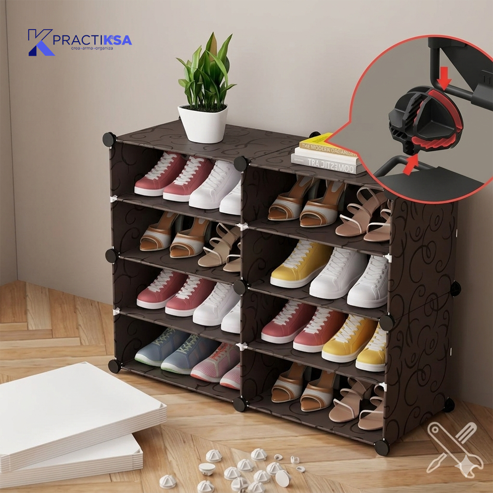 ZAPATERA 8 SECCIONES CON PUERTAS