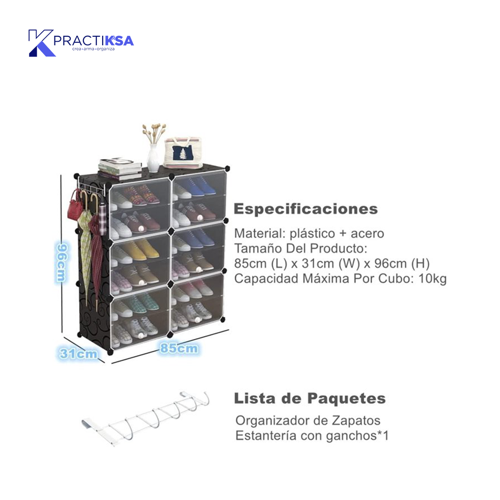 ZAPATERA ARMABLE APILABLE