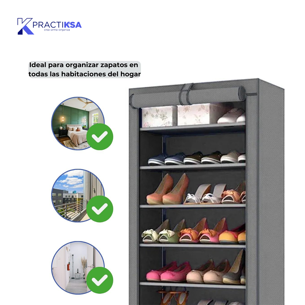 ZAPATERO ORGANIZADOR RACK PARA 24 PARES ESTANTE