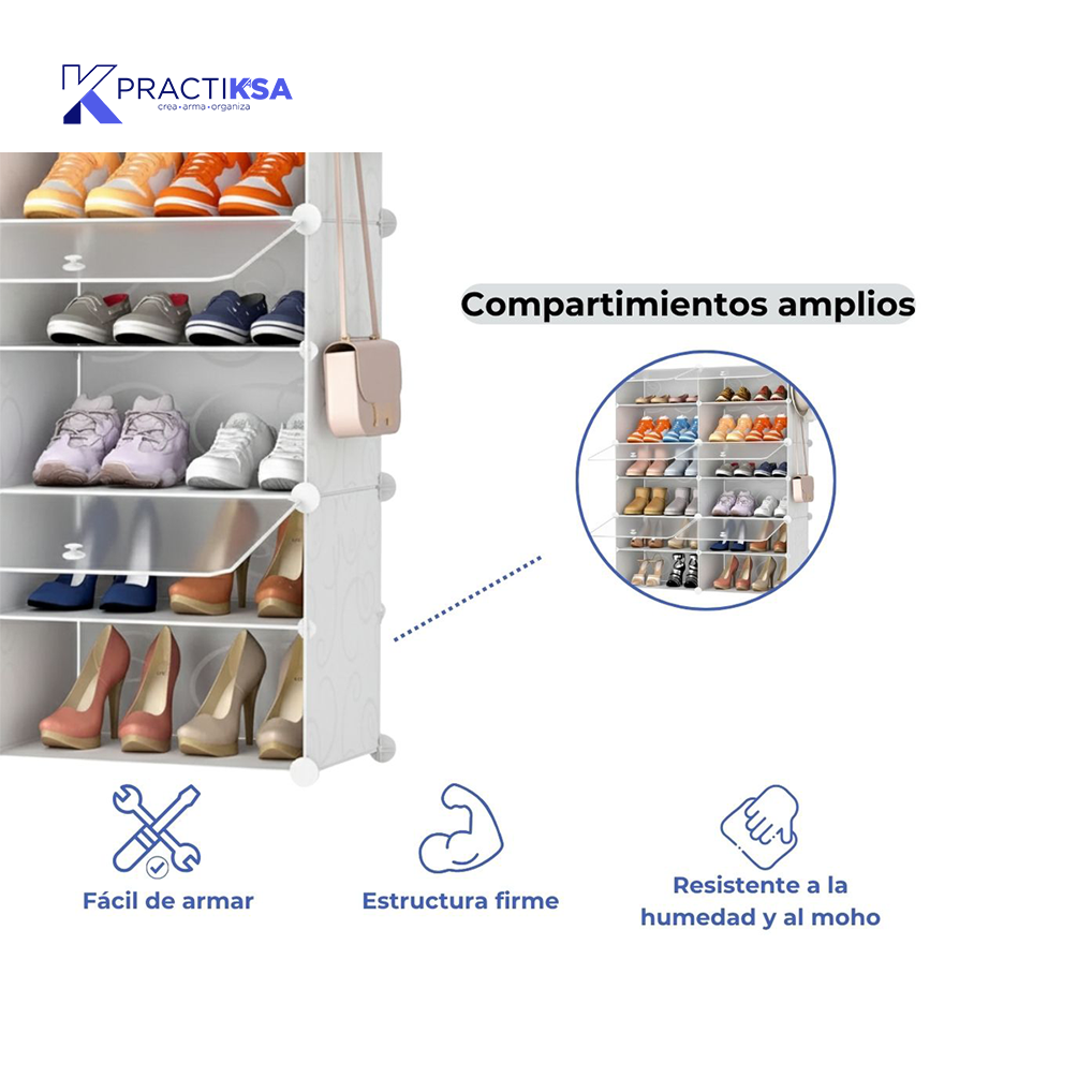 ZAPATERA MUEBLE ORGANIZADOR 12 COMPARTIMIENTOS