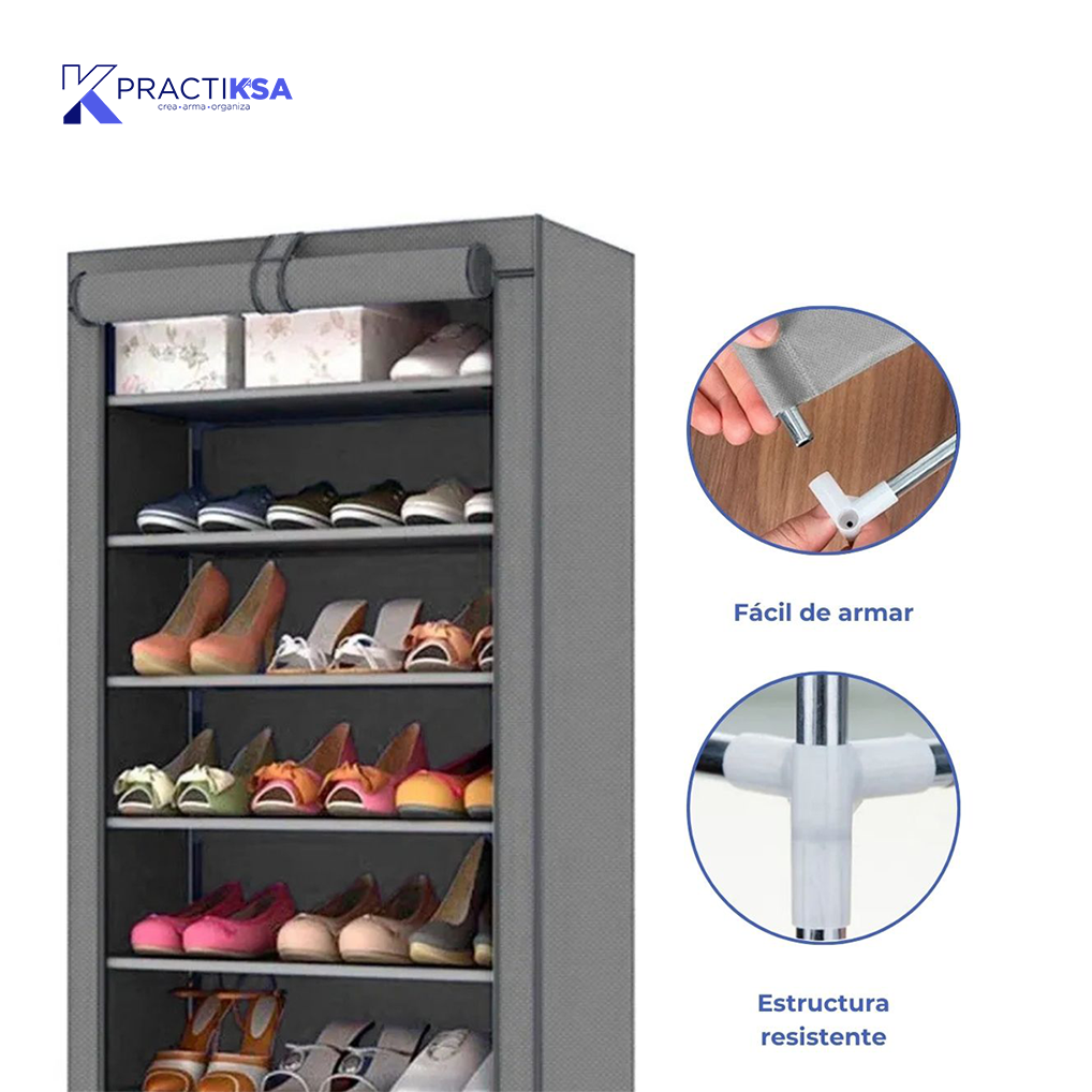 ZAPATERO ORGANIZADOR RACK PARA 24 PARES ESTANTE
