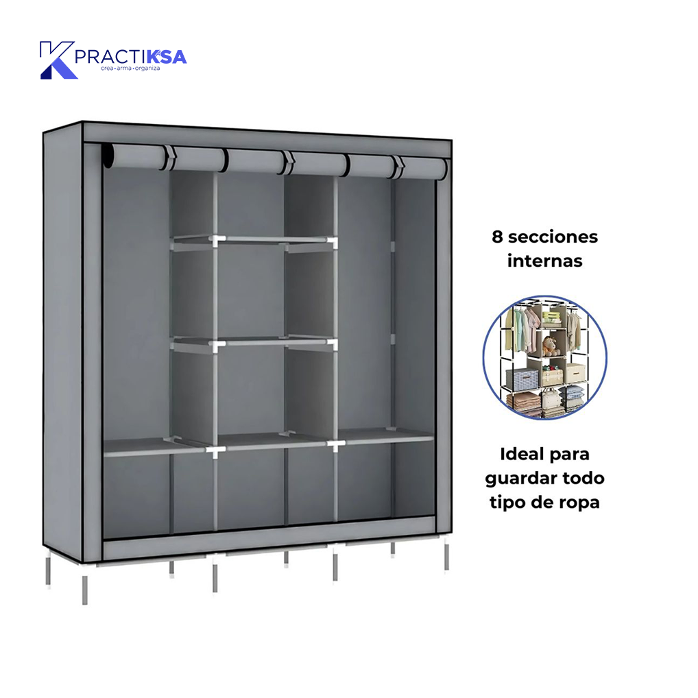 RACK ORGANIZADOR 8 SECCIONES