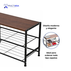 ZAPATERA DOS REPISAS MDF