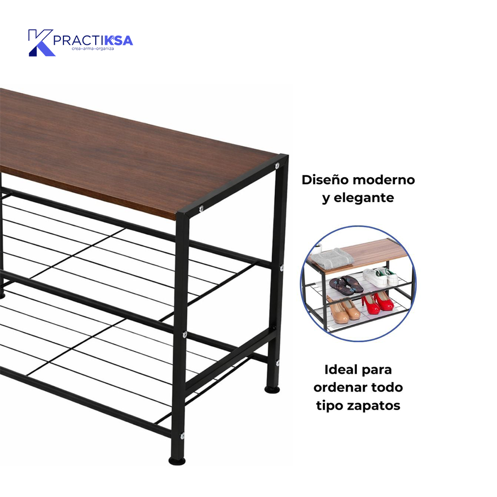 ZAPATERA DOS REPISAS MDF