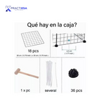CORRAL DE METAL JAULA PARA MASCOTAS