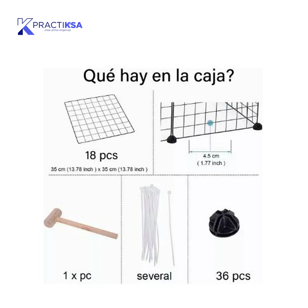 CORRAL DE METAL JAULA PARA MASCOTAS
