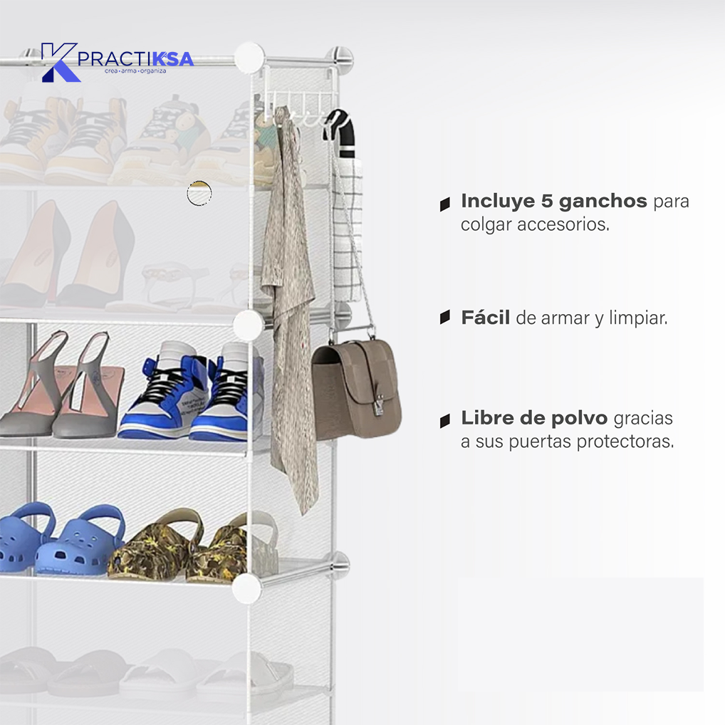 ZAPATERA CON PUERTAS 24 PARES