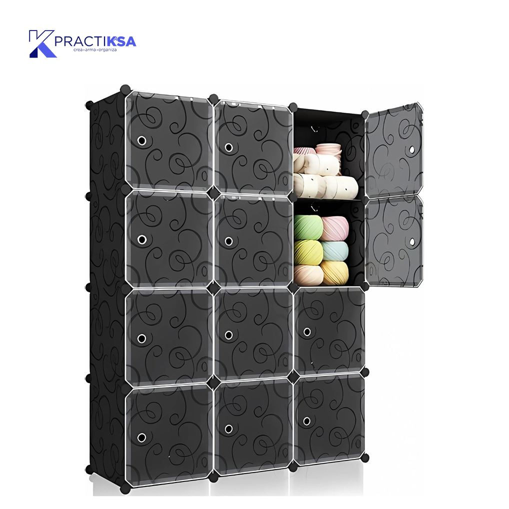 ROPERO CUBOS 12 CUBOS 105X35 CM ORGANIZADOR