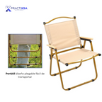 MESA DE CAMPING CON JUEGO 4 SILLAS EXTERIOR JARDÍN