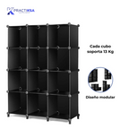 ZAPATERA METÁLICA 12 CUBOS