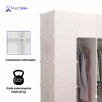 ROPERO CLOSET 8 SECCIONES