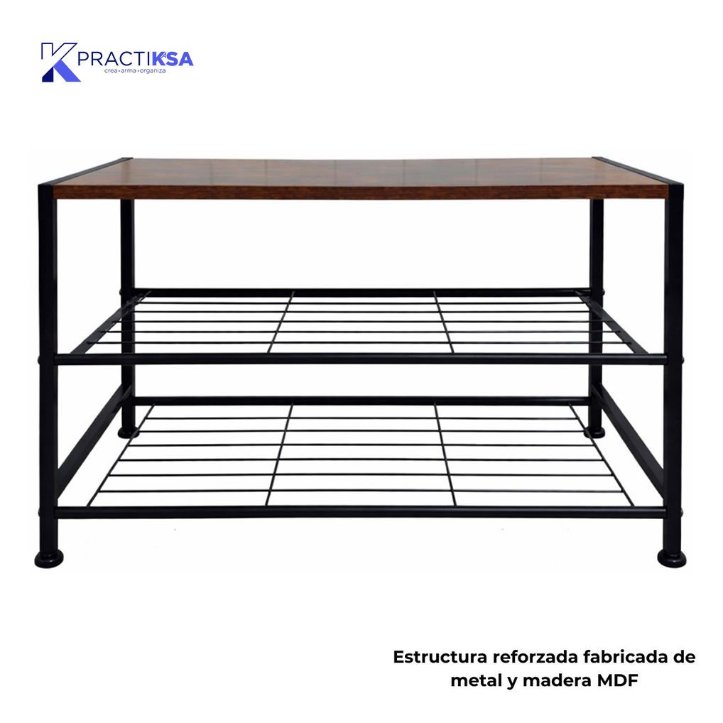 ZAPATERA DOS REPISAS MDF