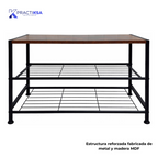 ZAPATERA DOS REPISAS MDF