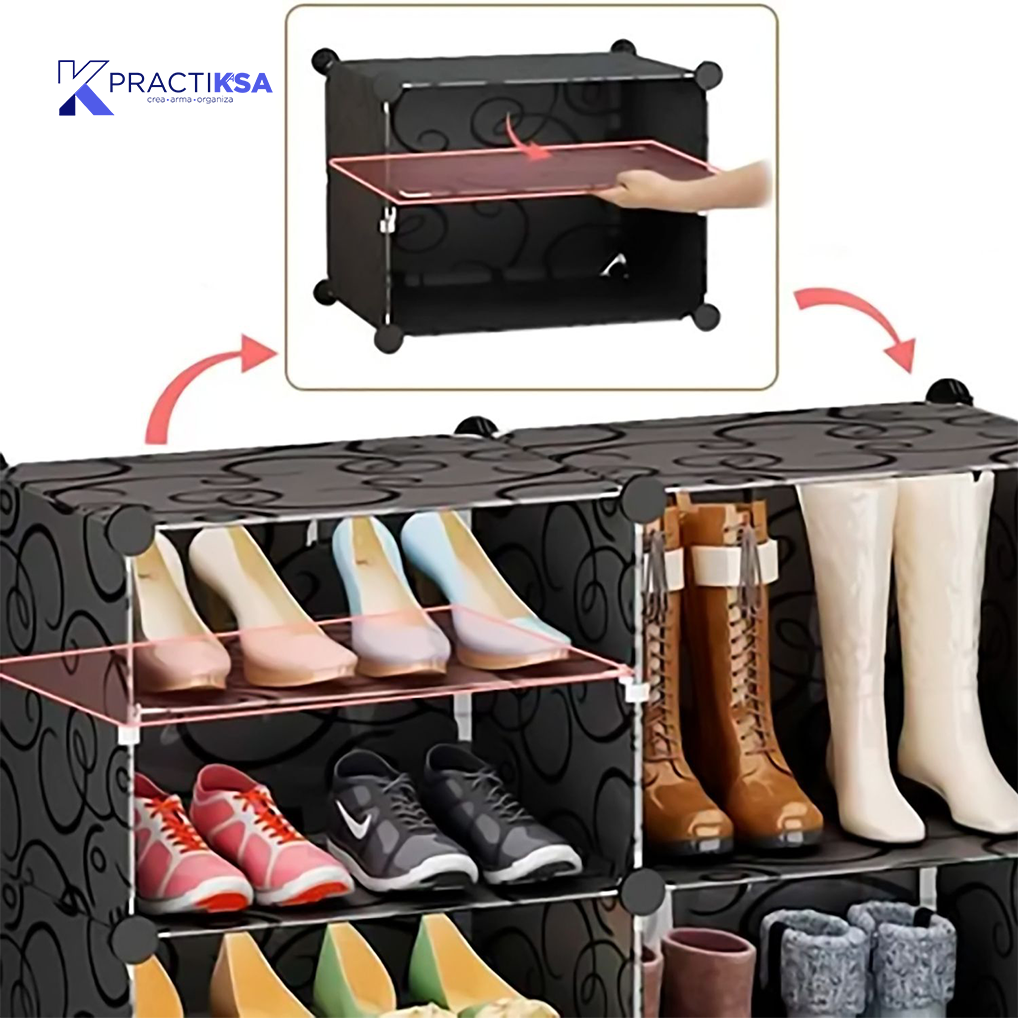 ZAPATERA 8 SECCIONES CON PUERTAS