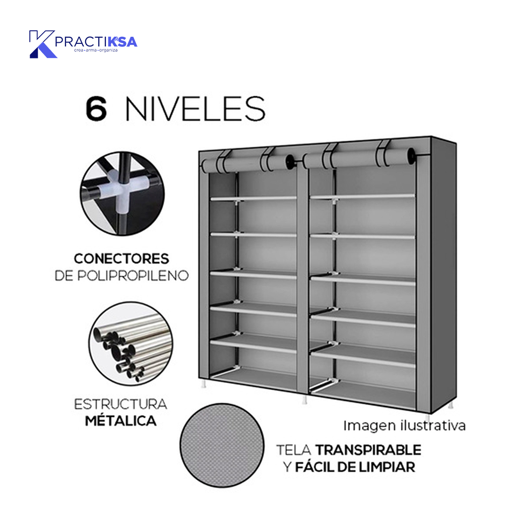ZAPATERA MUEBLE ZAPATOS ORGANIZADOR VARIOS COMPARTIMIENTOS