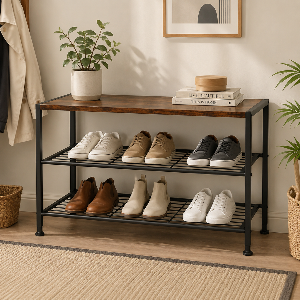 ZAPATERA DOS REPISAS MDF
